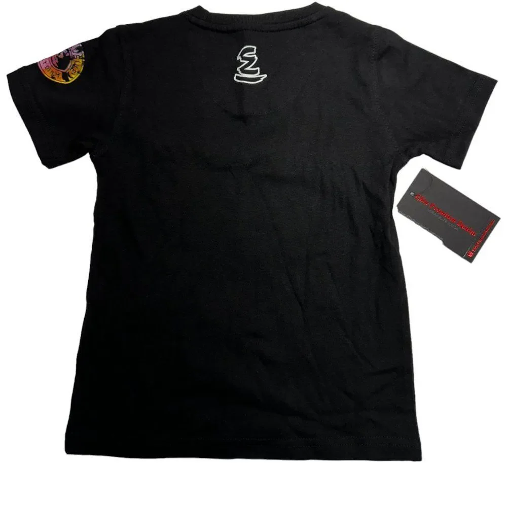 Elite Premium Denim Owl Color Drip Tee (S/4-5)